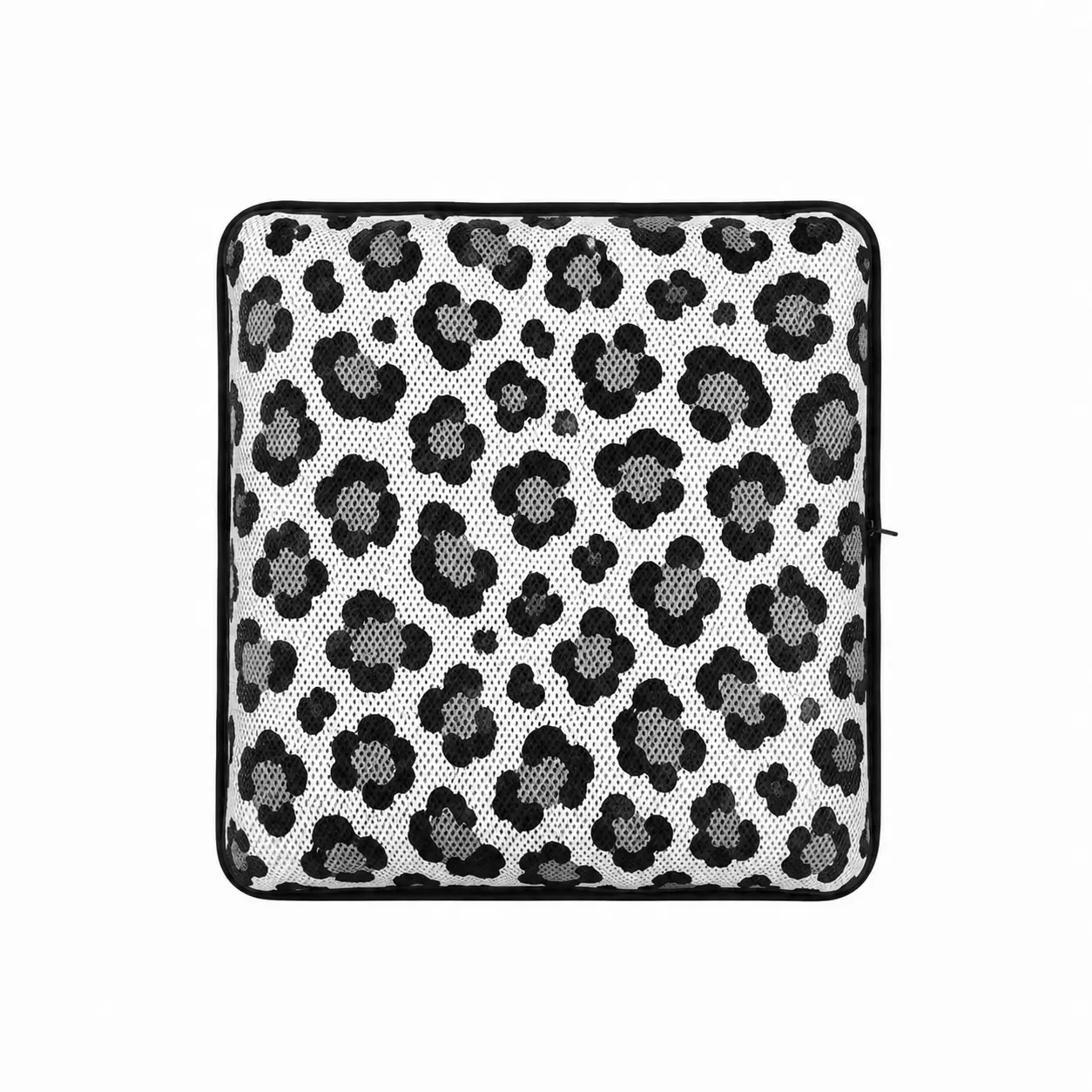 AJ AIR CUSHION Black & White Leopard print seat cushion