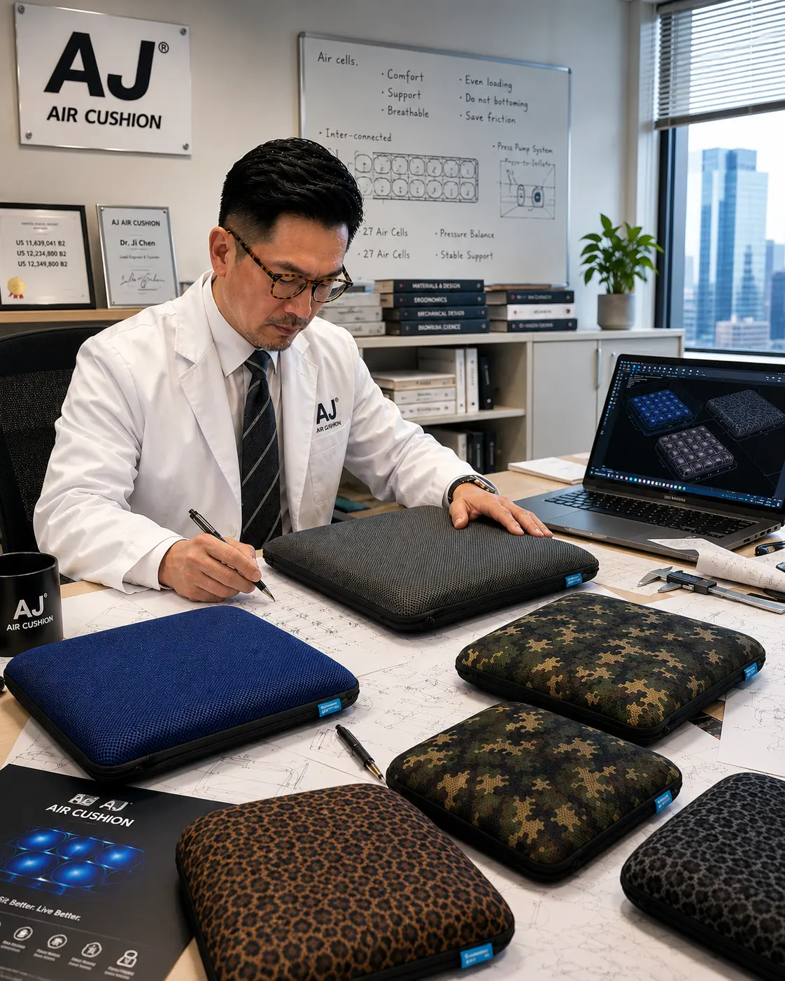 AJ AIR CUSHION product engineering and air cushion development